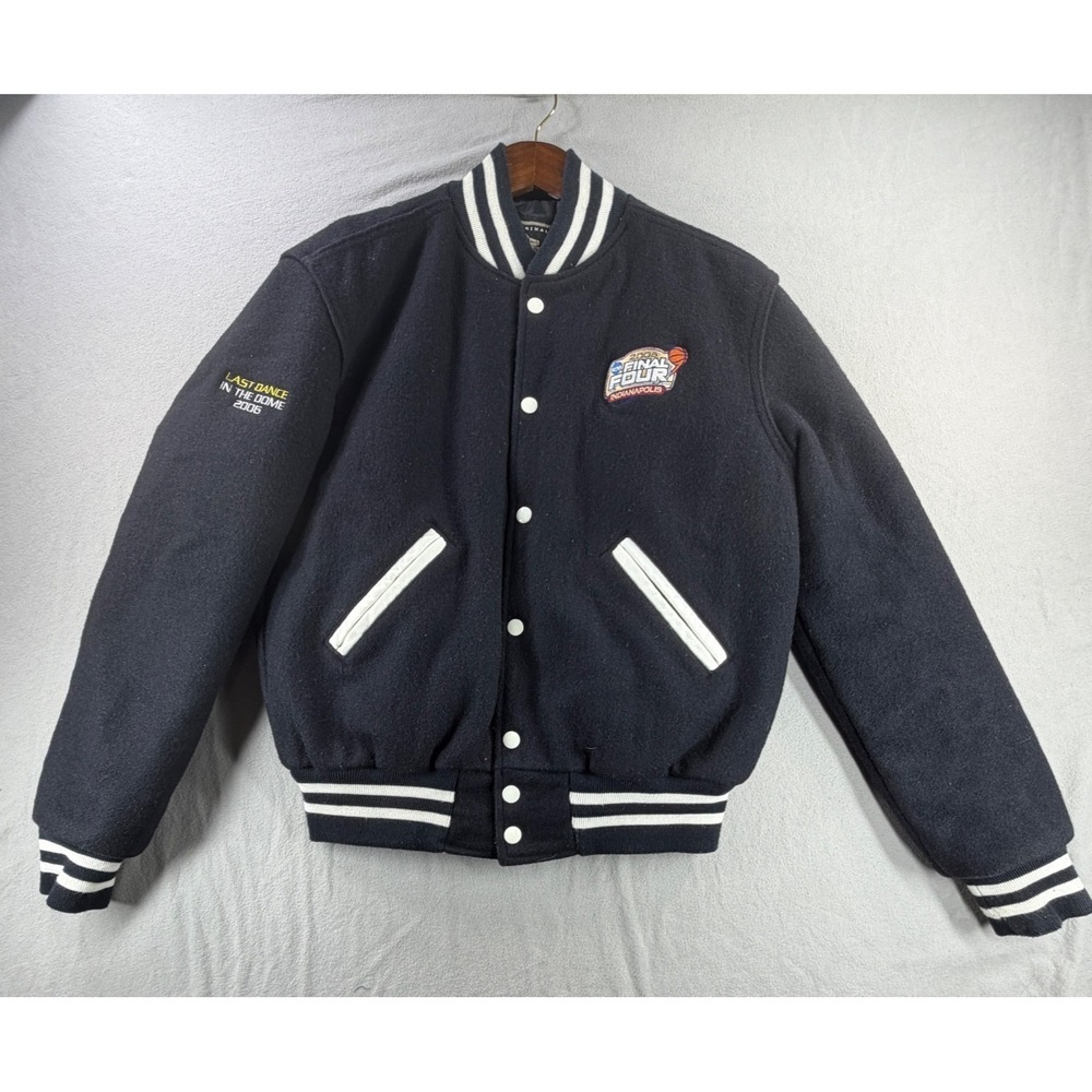 Vintage 2006 Final Four Jacket Mens S Holloway NCAA Varsity Wool USA